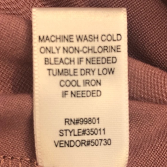 Buckle/Willow & Root Front Tie Long Sleeve Bodysuit Pink Mauve Women’s Size S - Picture 9 of 11